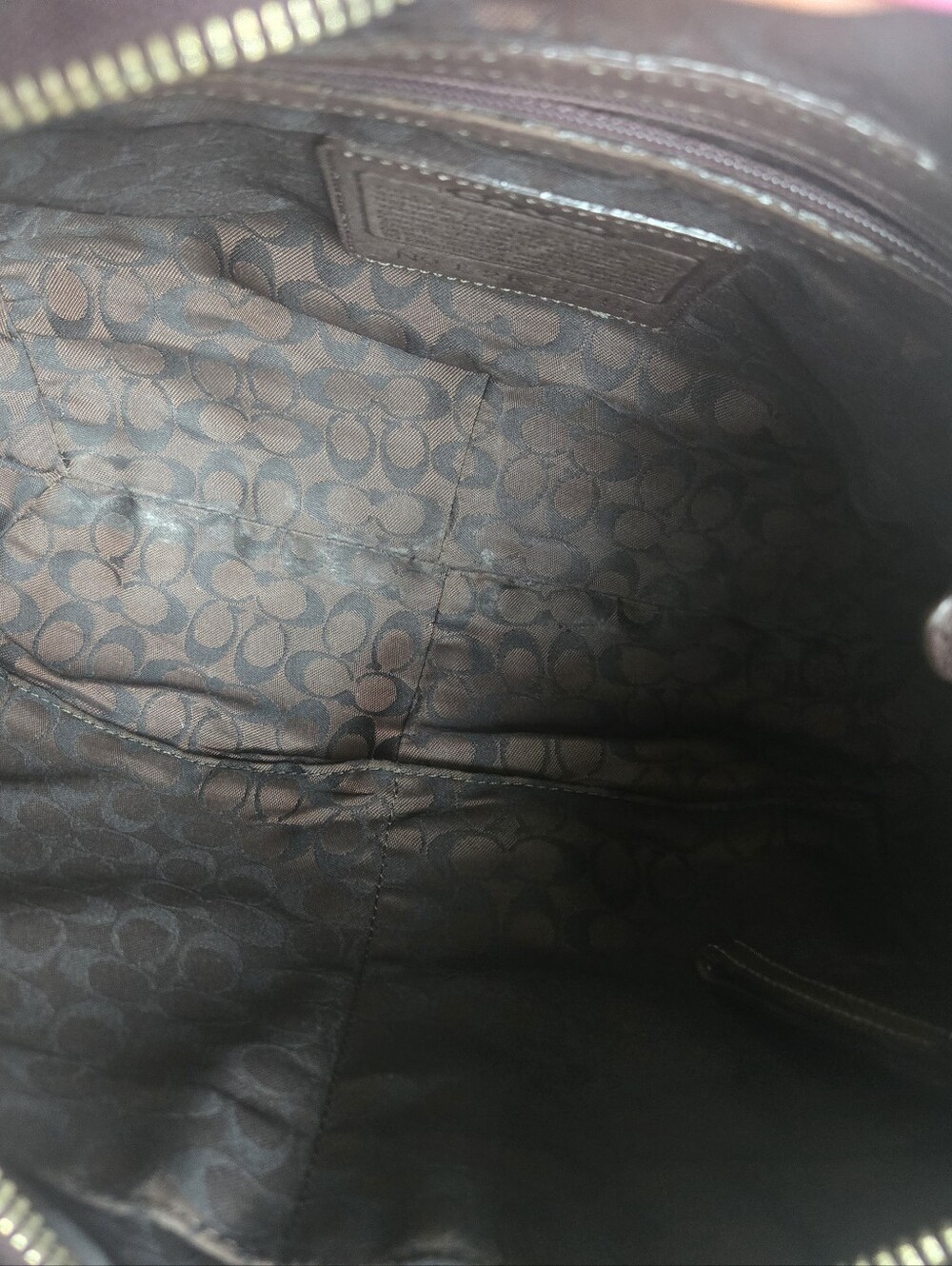 🚫SOLD🚫 Vintage Coach Ergo Hobo Bag | Dark Brown Glove Leather | Y2K - Picture 7 of 11